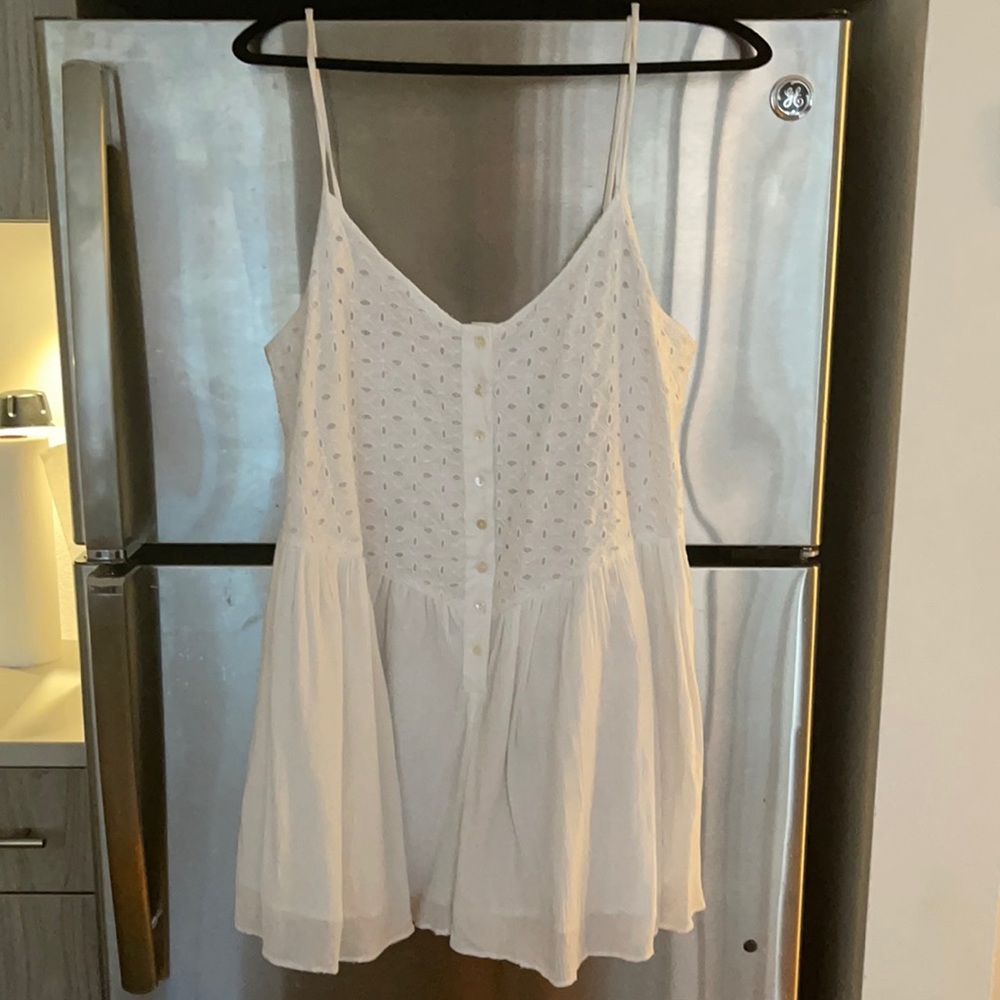 White Eyelet Romper
